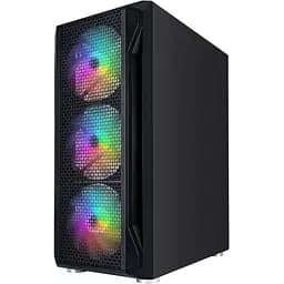 Корпус 1stPlayer X5-BK-4F1 Black без БП (X5-BK-4F1) - мініатюра 3