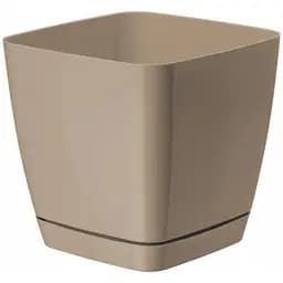 Горщик для квітів Form-Plastic Тоскана квадро-19 5 л бежевий (0734-002)