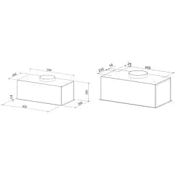 Витяжка ELEYUS URBAN 700 LED 52 BL - мініатюра 4