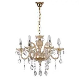 Люстра свеча Brille подвесная хрустальная E14 G (BCL-450S/6)