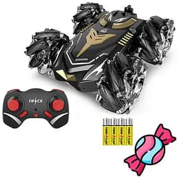 Машинка Drift Stunt Car Дрифт на Д/У, Движение боком, музыка, свет + Компл. батареек + подарок конфеты