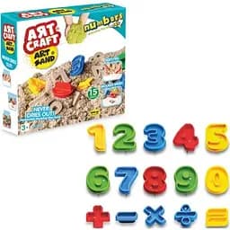 Кинетический песок Dede Art Craft Цифры 500 г (3678)