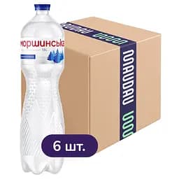 Упаковка мінеральної води Моршинська сильногазована 9 л (1.5 л x 6 шт.)