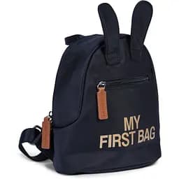 Рюкзак дитячий Childhome My first bag black/gold - мініатюра 2