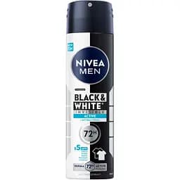 Антиперспірант Nivea Men Чорне та Біле Невидимий Свіжий спрей 150 мл (85974)
