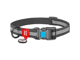 Ошейник для животных WAUDOG Waterproof пластиковая пряжка S Ш 15 мм Д 25-35 см серый (261611)
