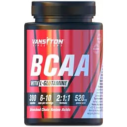 Аминокислоты Vansiton BCAA с глютамином 300 капсул