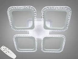 Стельова світлодіодна люстра з димером 65 Вт