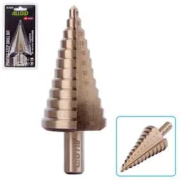 Свердло ступеневе Alloid Building Tools по металу кобальтове Р6М5К5 6-38 мм (SD-0638) - мініатюра 2