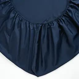Простирадло на резинці МВМ My Home Місячне сяйво 160x200 см синє (BL-FS-18 DEEP BLUE) - мініатюра 2
