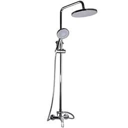 Душова система Globus Lux Dolly GLD-0005 змішувач одноричажний настінний для ванної кімнати хромований