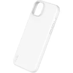 Чохол Vokamo MagSafe для iPhone 15 рідкий силіконовий з магнітом White - мініатюра 2