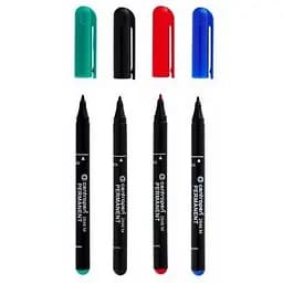 Набір перманентних маркерів Centropen Permanent 1 мм 4 шт. (2846/4/BL) - мініатюра 2