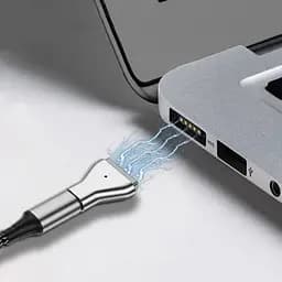 Адаптер для заряджання ноутбуків Apple MacBook перехідник Type-C на magsafe2 100 W - мініатюра 4