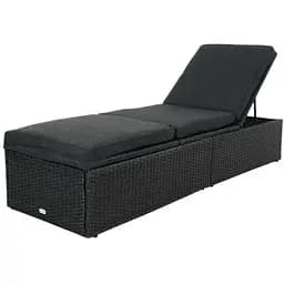 Садовый шезлонг Di Volio Asco черный