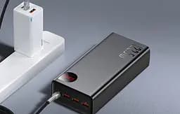 АКБ зовнішній - Умб Baseus Adaman Digital Display 400000 mAh 22.5 W Black (PPAD020001) - мініатюра 7