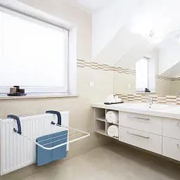 Сушарка для білизни підлогова Casa Si Kolibri 2in1 White (DAS303058) - мініатюра 2