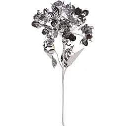 Квітка декоративна Yes! Fun Гортензія фольга 62 см срібна (974948)