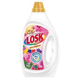 Гель для прання Losk Color Ароматерапія Ефірні олії та аромат Малайзійської квітки 1.35 л 30 цикли прання