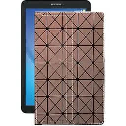 Чехол StatusCASE из экокожи для планшета Samsung Galaxy Tab E 9,6 (T561) Коричневый ромб