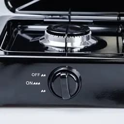 Газова плита настільна Sokany SK-07004 на 2 конфорки під балонний газ Чорний - мініатюра 5