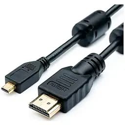 Кабель мультимедийный HDMI A to HDMI D (micro), 2.0m Atcom (22402)