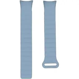 Ремінець Silicone Link Magnetic Xiaomi Mi Band 8 Lilac Blue