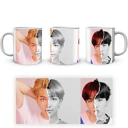 Кухоль GeekLand Bangtan Boys Кім Намджун Мін Юнгі BTS CP 04.465 330 мл білий - мініатюра 3