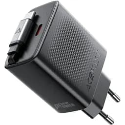 Мережевий зарядний пристрій Acefast A110 2Type-C PD30W чорний
