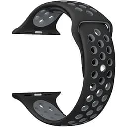 Ремінець Sport Nike для Apple Watch 42/44/45/46/49mm Black/Gray [119476] - мініатюра 2