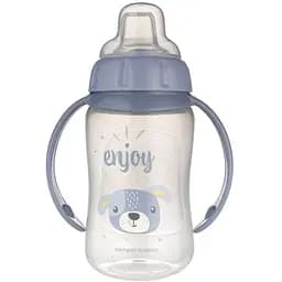 Кружка тренувальна Canpol babies Cute Animal з силіконовим носиком 320 мл синя (56/512_blu2)