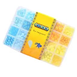 Набор бисера PL-15/01/04 Країна Іграшок Патриотические цвета, бусины, подвески, леска, в коробке (6984641401362)