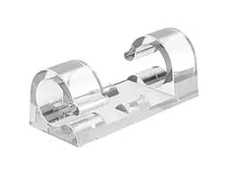 Кліпса кабельна Ø6-10 мм Polax самоклеюча 40х15 мм, 16 шт (37-175)