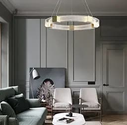 Люстра Round Dome у золотому каркасі Line.F Діаметр 60см