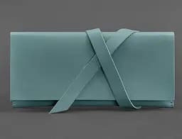 Кожаный женский тревел-кейс Voyager 1.0 бирюзовый