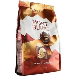 Цукерки Roshen Mont Blanc з цілим лісовим горіхом 240 г (916812)