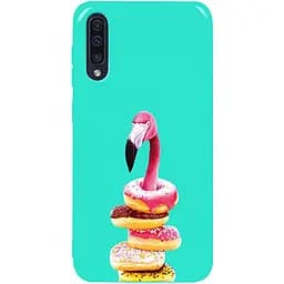 Чохол-накладка Toto Pure TPU 2 mm Print Case Samsung Galaxy A30s/A50/A50s #35 Flamingo Donats Mint