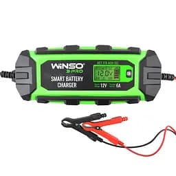 Зарядний пристрій АКБ Winso Pro 12В 150А·год 6А з LCD-екраном(139510)