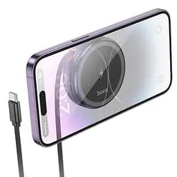 БЗП Hoco CQ18 Flash 2in1 Magnetic + iWatch (with retractable cable Type-C) Metal gray - мініатюра 5