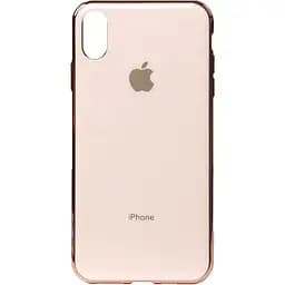 Чохол-накладка Toto Electroplate TPU Case Apple iPhone XS Max Rose Gold