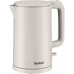 Електрочайник Tefal Thermo Protect 1.5 л пластик нержавіюча сталь бежевий (KO140BE0)