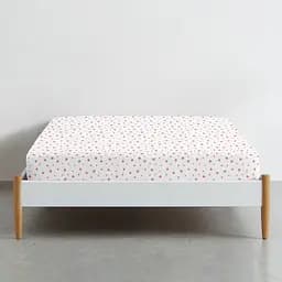 Простирадло на резинці Cosas ROSE STARS 180х200х20 см (StarRoseWhite-3006_180x200x20) - мініатюра 2