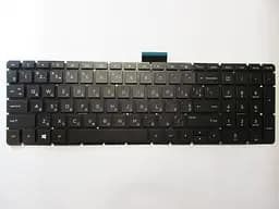 Клавіатура для ноутбуків HP 250 G6, 255 G6, 15-bs, 15-bw, 15-cb, 15-cw чорна без рамки з підсвічуванням RU/US High