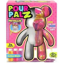 Набір для творчості ToyMonster Pour Palz Флюїд Арт Ведмедик Золото світанку S3 Metallic (GS-G25020)