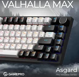 Клавиатура игровая механическая GamePro MK-160-B MAX USB Hot-Swap Outemu Magnetic Switch Black-White - мініатюра 4