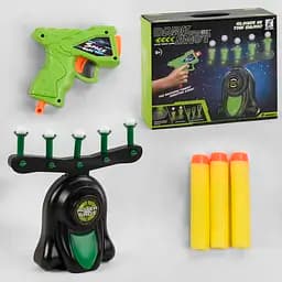 Повітряний тир, пістолет, 5 м’яких патронів, на USB