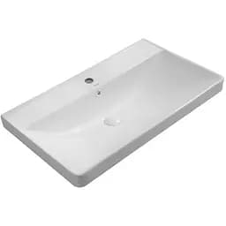 Умивальник меблевий Mixxus Premium Style-1503 800x480x190 мм з отвором під змішувач і переливом MP6500, Білий