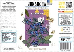 Напій безалкогольний слабогазований Forever Janbucha Forest Berry & Jupiner 0.33 ж/б - мініатюра 2