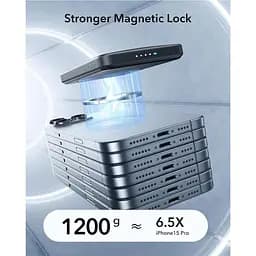 Портативний зарядний пристрій ESR MagSafe з сертифікатом Qi2 ємність 10 000 мАг при 15 Вт швидке заряджання світлодіодний дисплей - мініатюра 7