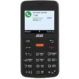 Мобільний телефон 2E T180 MAX 23" 2SIM 1000мА/год чорний